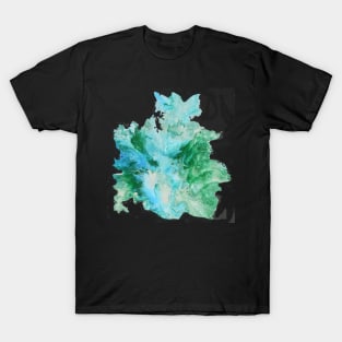 Splashes of Blue and Green T-Shirt